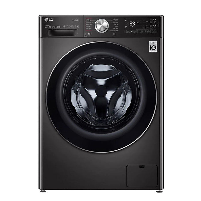 LG F4V9BWP2EE Front Load Washing Machine12KG – Black - BrandCart Kenya